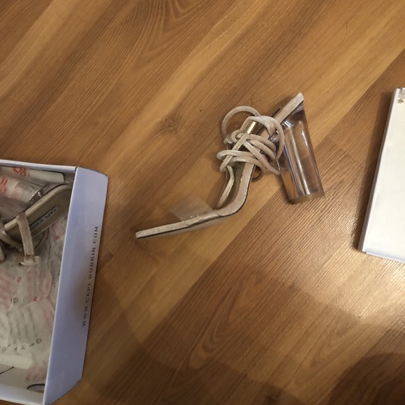 Cape Robin perplex clear sandals heels - Picture 3 of 4